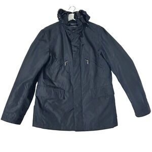 ZegnaSport‎ Technical Jacket Hooded Water Resistant Windproof Blue Mens Medium